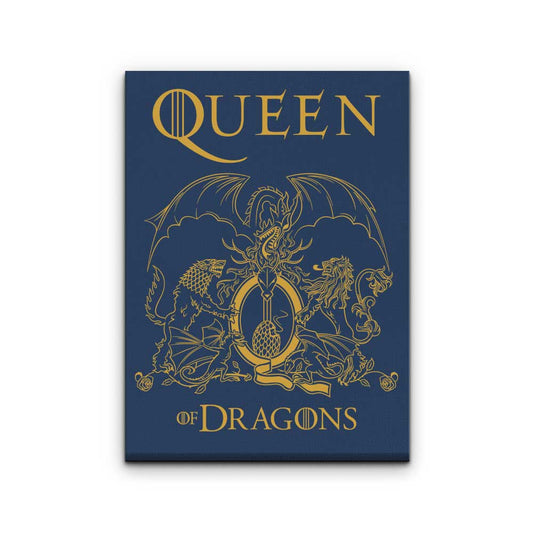 Queen of Dragons - Canvas Print