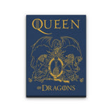 Queen of Dragons - Canvas Print