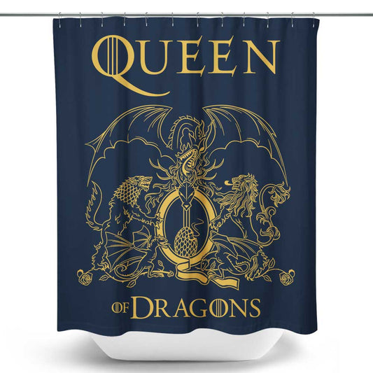 Queen of Dragons - Shower Curtain