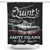 Quint's Boat Tours - Shower Curtain