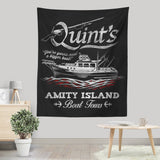 Quint's Boat Tours - Wall Tapestry