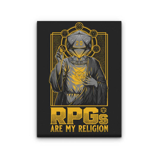 RPG's Are My Religion - Canvas Print