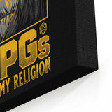 RPG's Are My Religion - Canvas Print