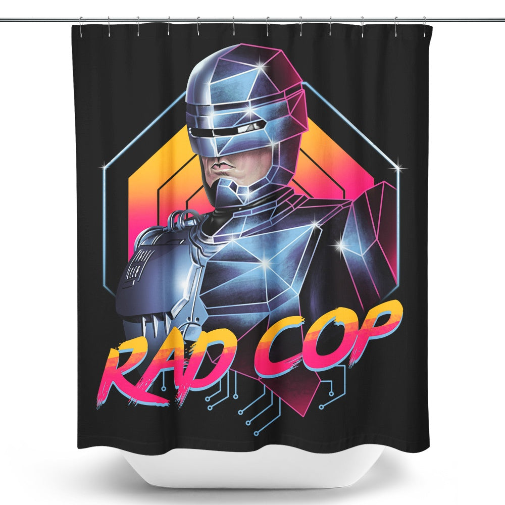 Rad Cop - Shower Curtain