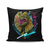 Rad Dilophosaurus - Throw Pillow