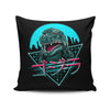 Rad King of Monsters - Throw Pillow