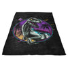 Rad Velociraptor - Fleece Blanket