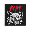Rage Mood - Canvas Print