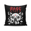 Rage Mood - Throw Pillow