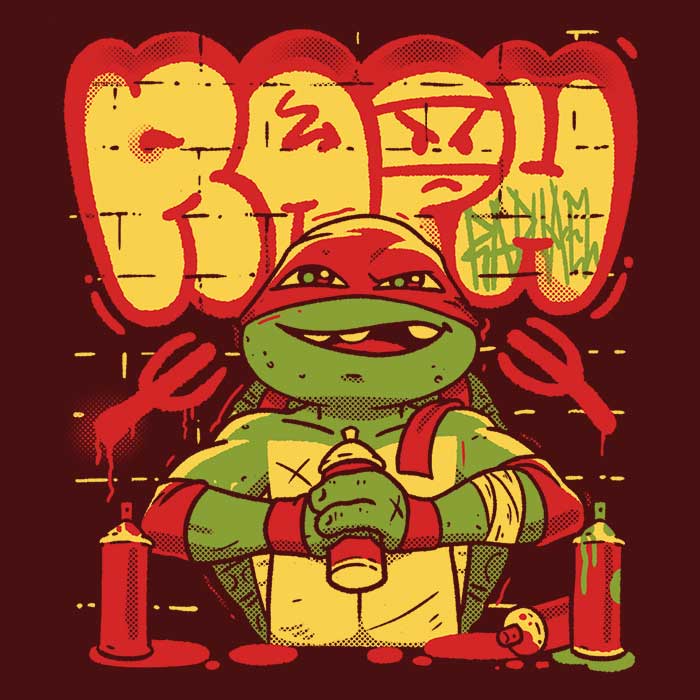Fersl Raph Raph Mayhem - Sweatshirt - Small | Once Upon a Tee