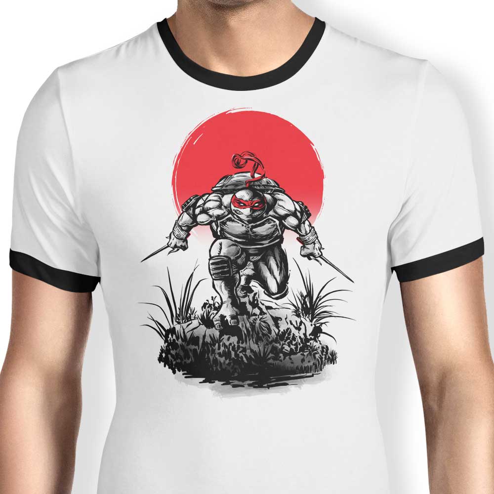The Ringer Sun Raph Under the Sun - Ringer T-Shirt – Once Upon a Tee