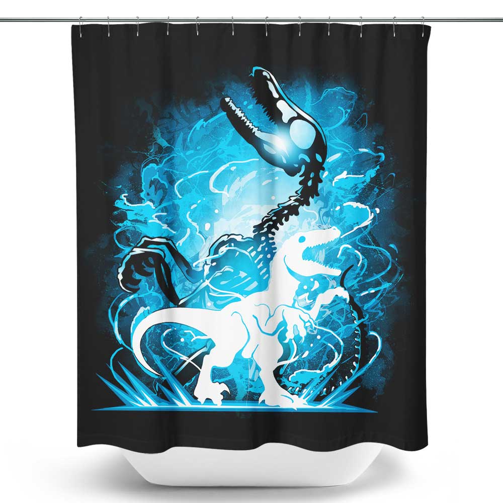 Raptor Silhouette Shower Curtain Once Upon a Tee