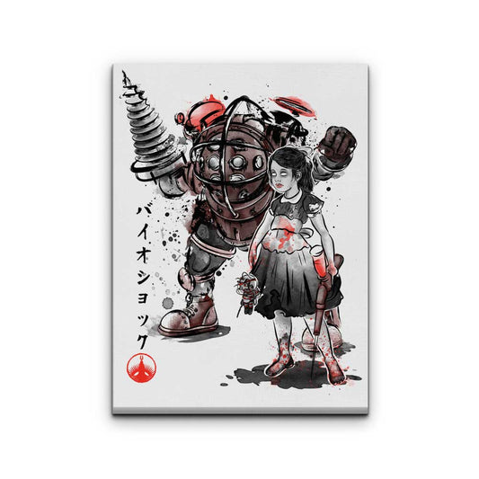 Rapture Sumi-e - Canvas Print