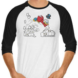 Really Rich - 3/4 Sleeve Raglan T-Shirt
