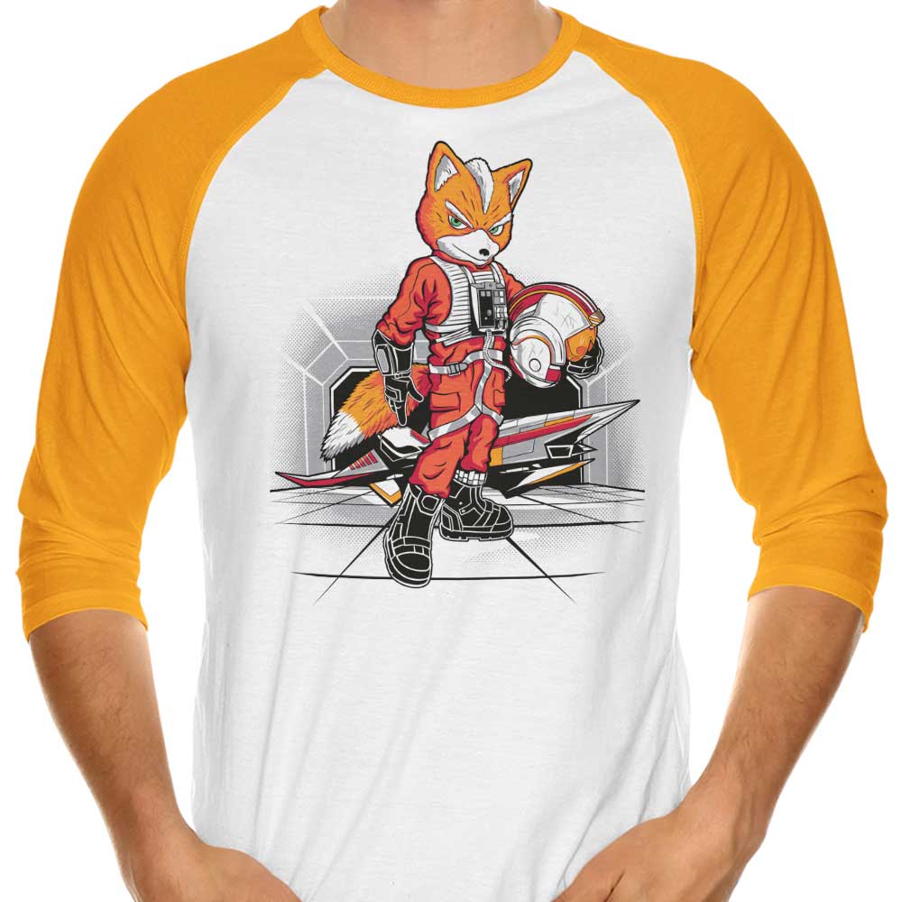 Rebel Fox - 3/4 Sleeve Raglan T-Shirt