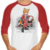 Rebel Fox - 3/4 Sleeve Raglan T-Shirt