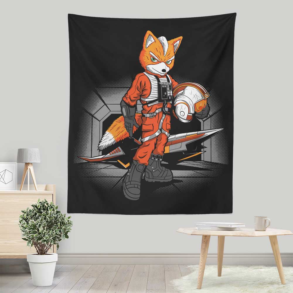 Rebel Fox - Wall Tapestry