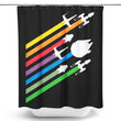 Rebellious Streaks - Shower Curtain