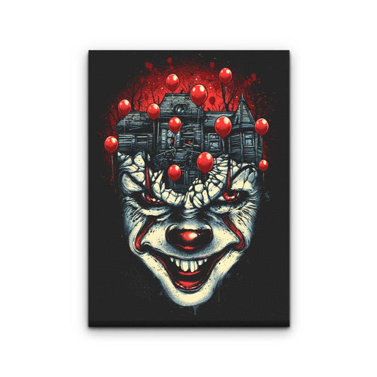 Red Balloons - Canvas Print