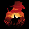 Red Dead Sunset - Wall Tapestry