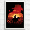 Red Dead Sunset - Posters & Prints