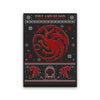 Red Dragon Sweater - Canvas Print