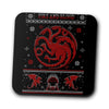 Red Dragon Sweater - Coasters