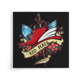 Red Magical Arts - Canvas Print