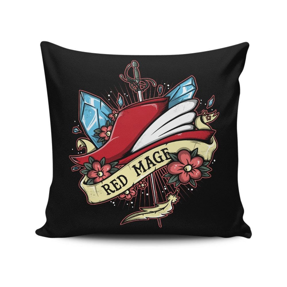 Red Magical Arts - Throw Pillow