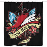 Red Magical Arts - Shower Curtain