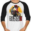 Red Merc Redemption - 3/4 Sleeve Raglan T-Shirt