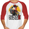 Red Merc Redemption - 3/4 Sleeve Raglan T-Shirt