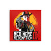 Red Merc Redemption - Metal Print