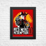 Red Merc Redemption - Posters & Prints