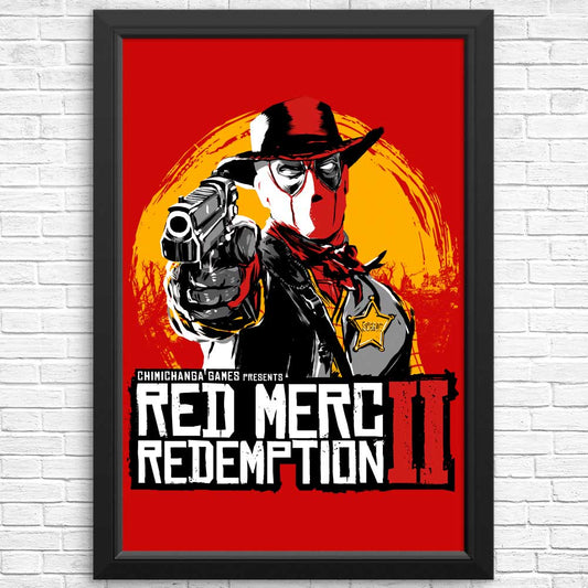 Red Merc Redemption - Posters & Prints