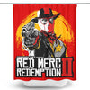 Red Merc Redemption - Shower Curtain