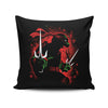 Red Rebel Ninja - Throw Pillow