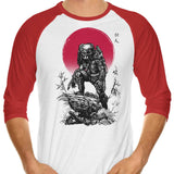 Red Sun Hunter - 3/4 Sleeve Raglan T-Shirt