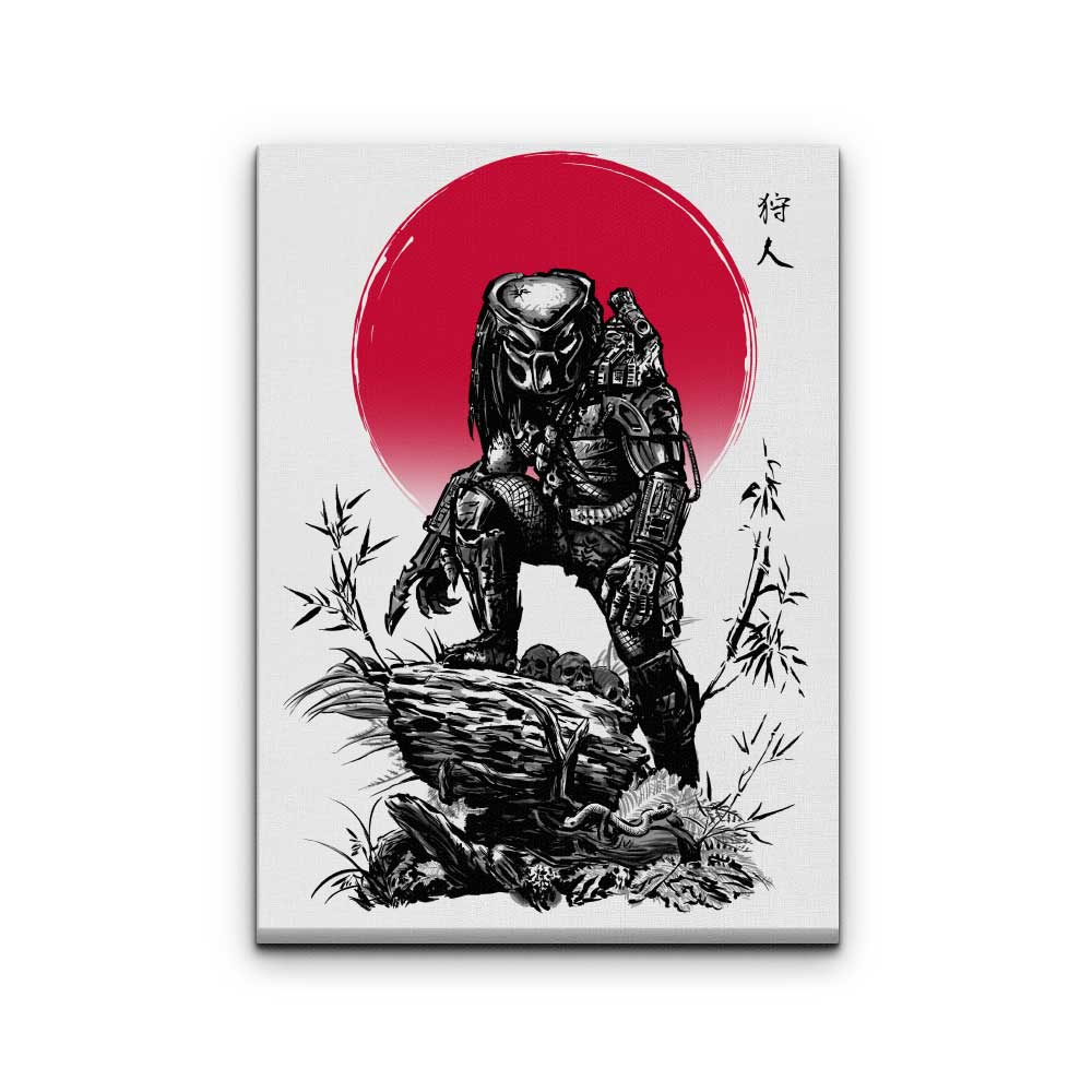 Red Sun Hunter - Canvas Print