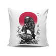 Red Sun Hunter - Throw Pillow