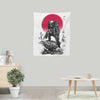 Red Sun Hunter - Wall Tapestry