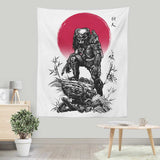 Red Sun Hunter - Wall Tapestry