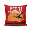Red V Redemption - Throw Pillow