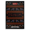 Redrum Christmas - Metal Print
