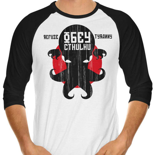 Refuse Tyranny - 3/4 Sleeve Raglan T-Shirt
