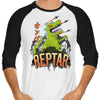 Reptar - 3/4 Sleeve Raglan T-Shirt
