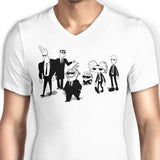 Reservoir Cartoons - Men's V-Neck