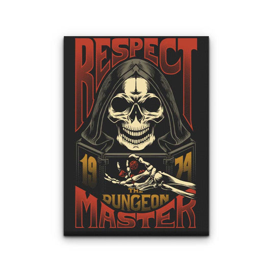 Respect the DM - Canvas Print