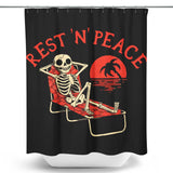 Rest N' Peace - Shower Curtain