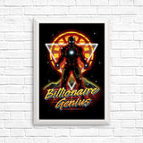 Retro Billionaire Genius - Posters & Prints